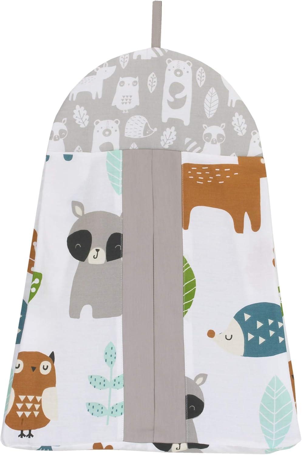NoJo Dreamer Little Woodland Friends 8 Piece Nursery Crib Bedding Set