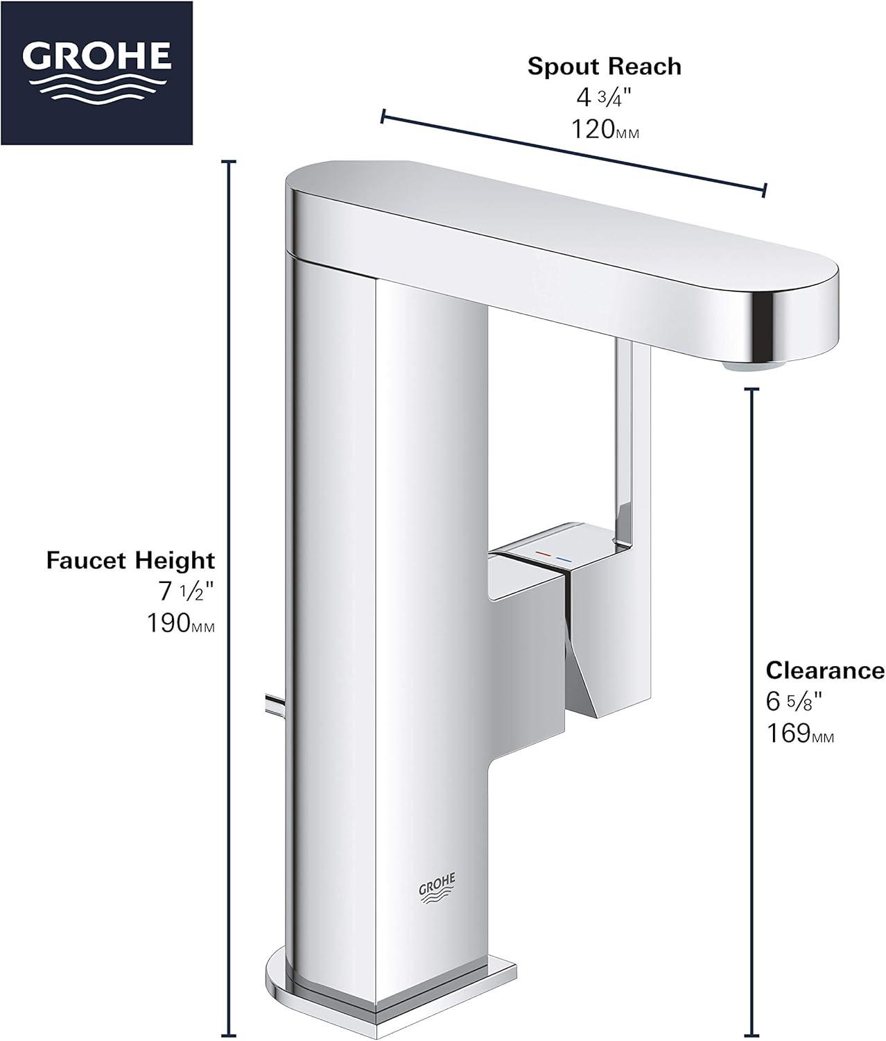 Plus Single Hole Bathroom Faucet with Drain Assembly