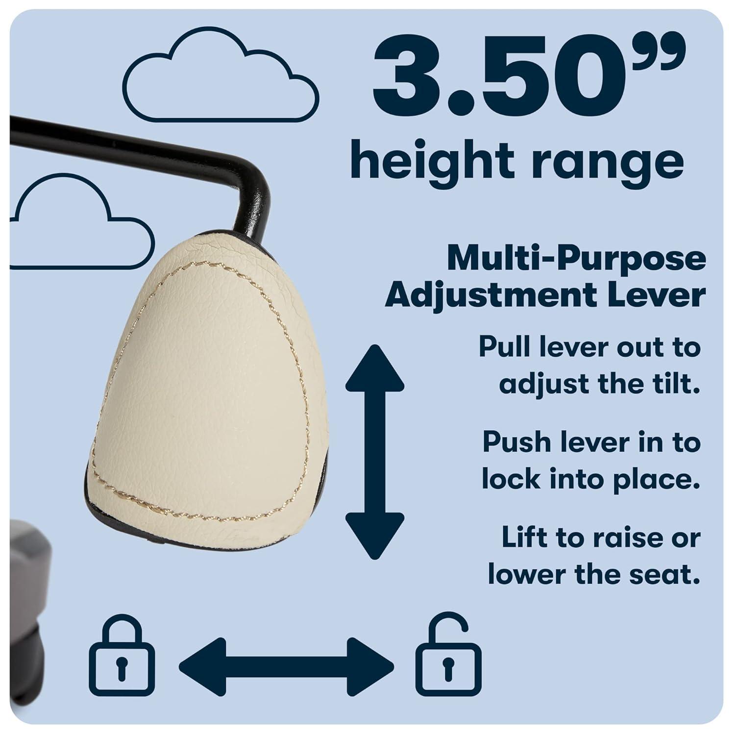 Big and Tall Executive Office Chair - Serta: Lumbar Support, Leather, Wood Finish