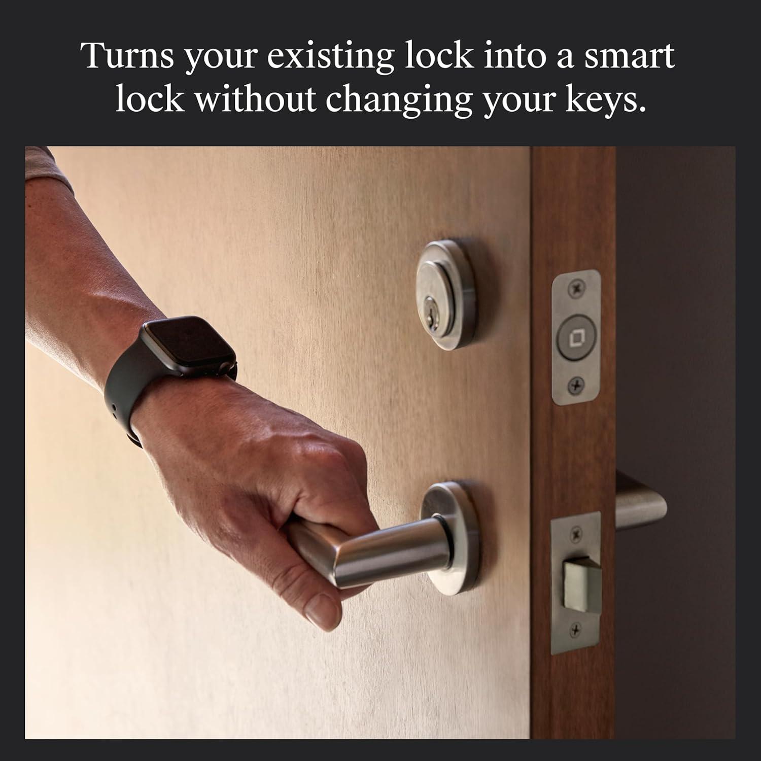 Level Level Bolt Connect Wi-Fi and Bluetooth Retrofit Smart Deadbolt with App, and Voice Assistant Access