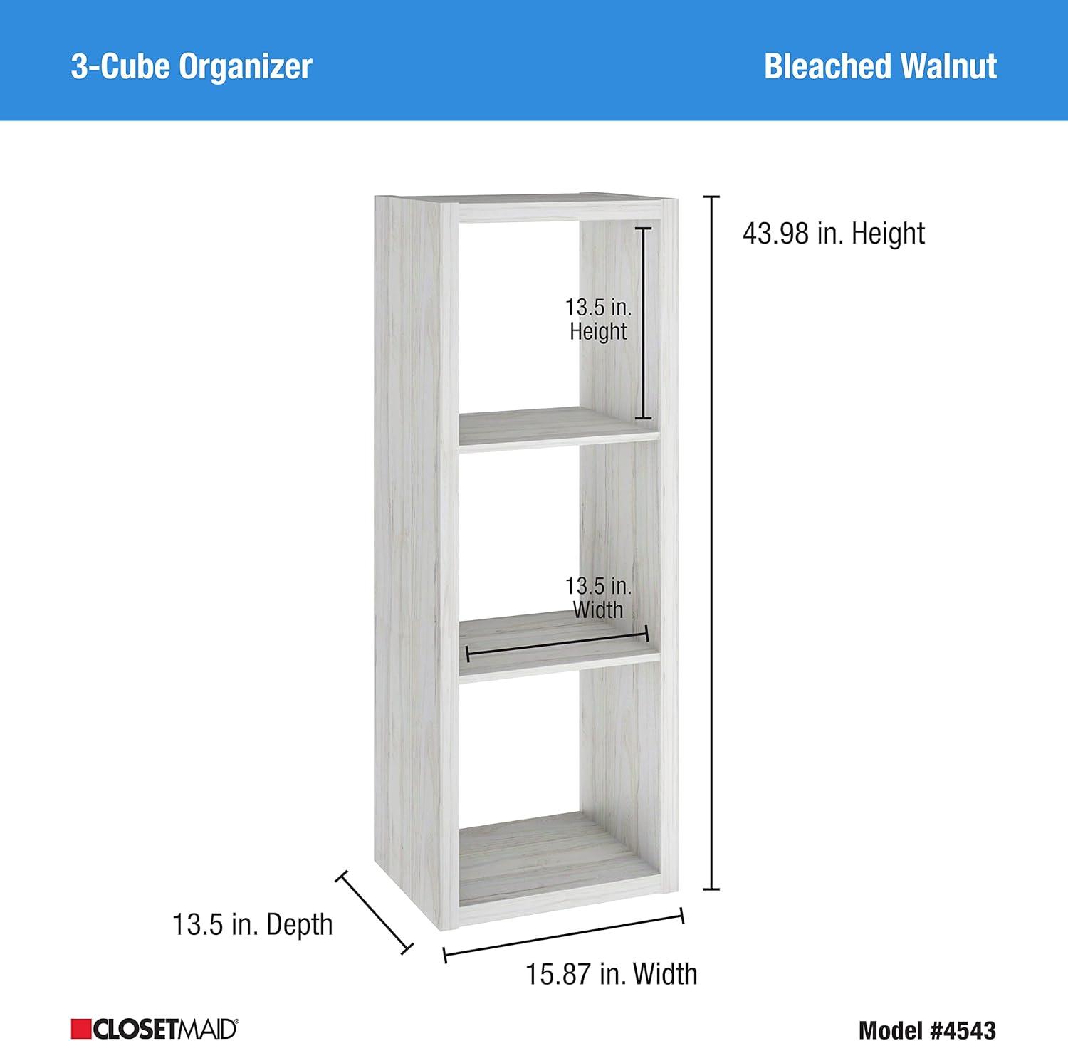 ClosetMaid 43.98" H x 15.87" W Cube Bookcase