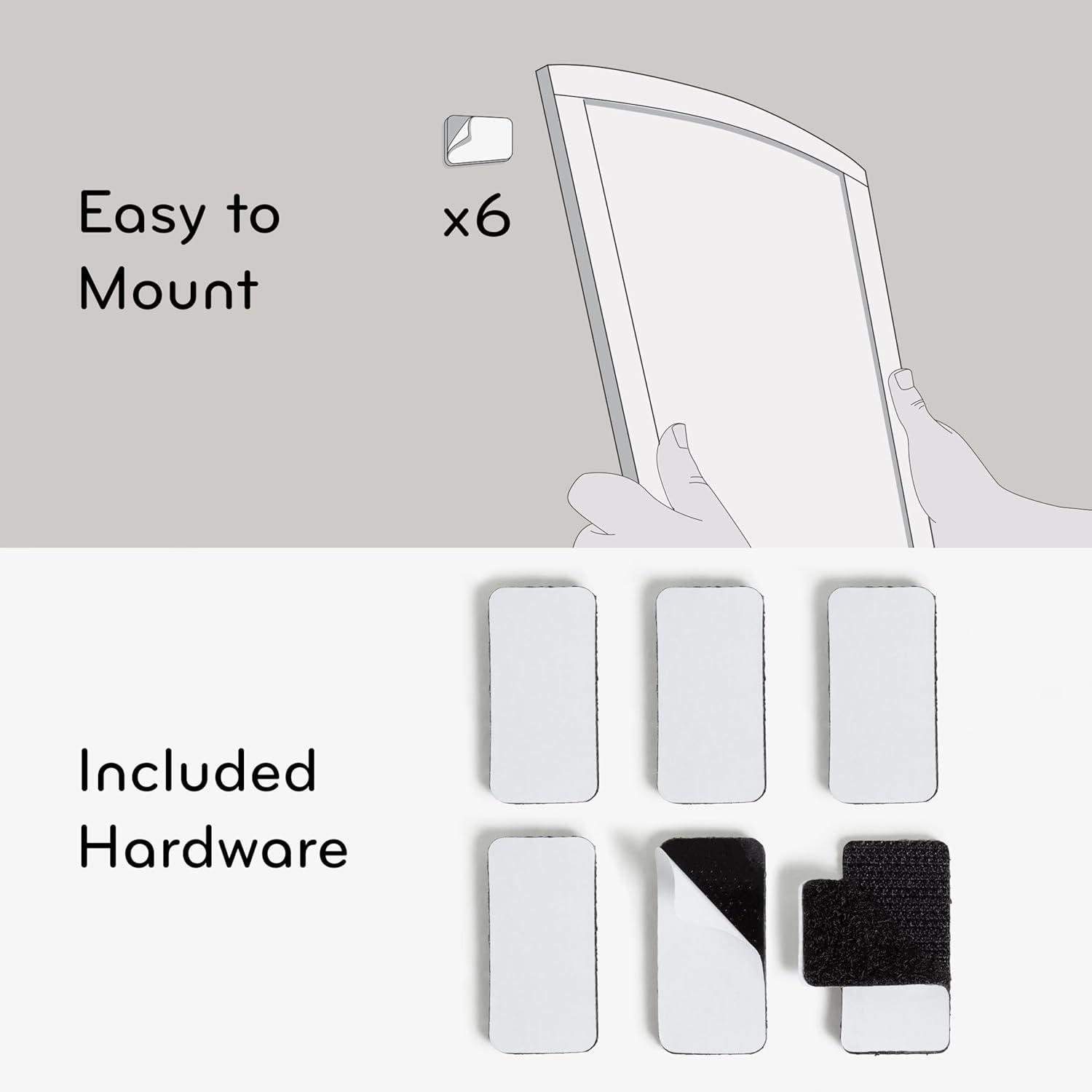 U Brands Wall Steel Magnetic Mini - Up To 2' Whiteboard