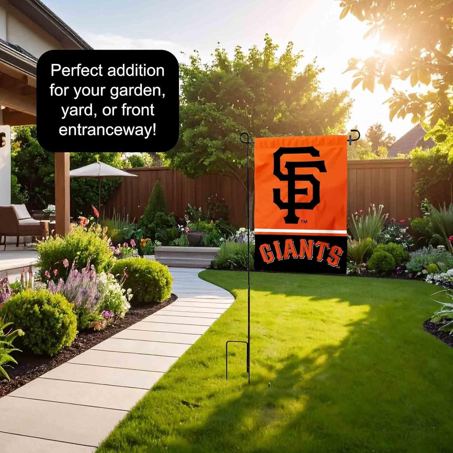 San Francisco Giants Patriotic Polyester Garden Flag