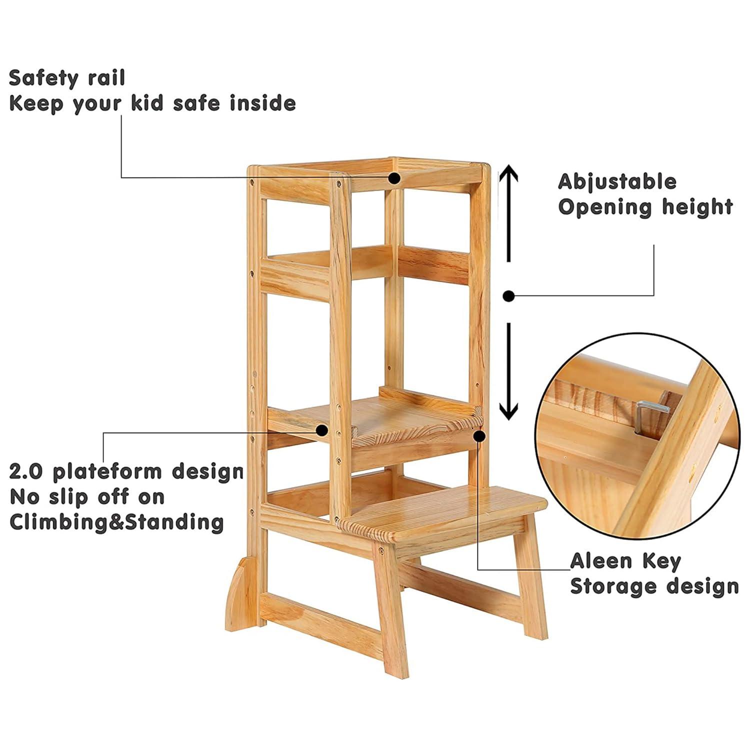 SDADI White 2 - Step Stool