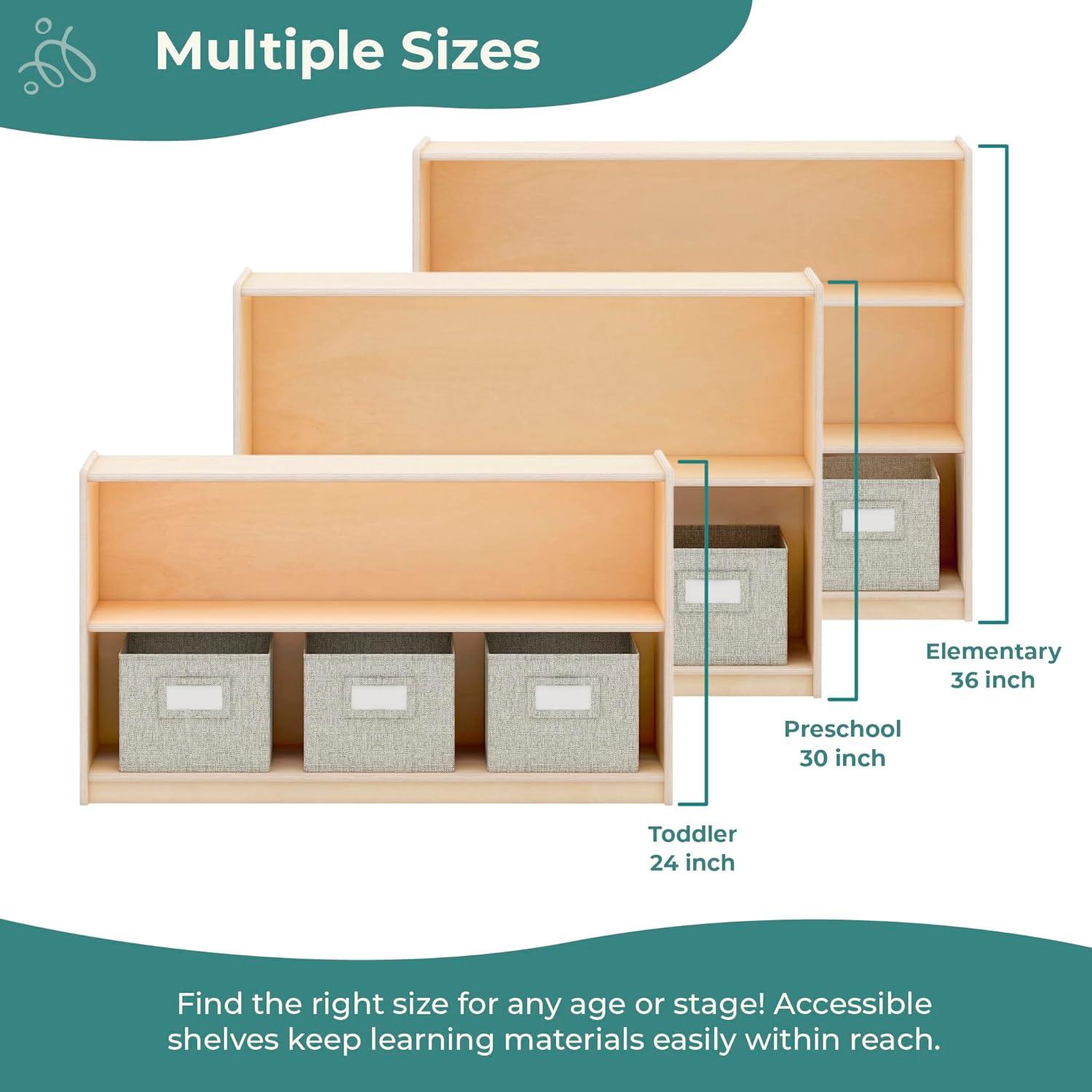 Guidecraft EdQ Essentials 3-Shelf Open Storage & Reviews | Wayfair