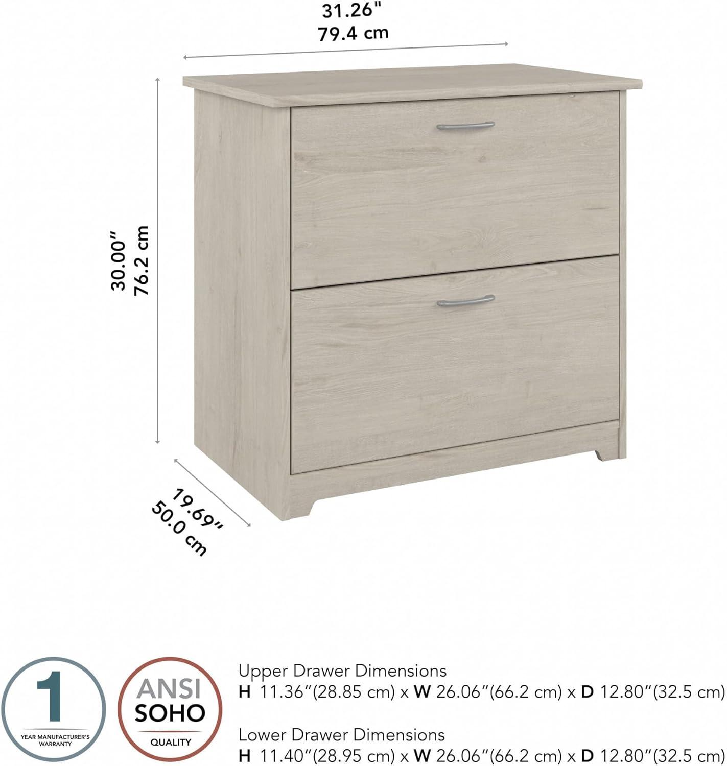 Inbox Zero Osvald 31.26'' Wide 2 -Drawer File Cabinet
