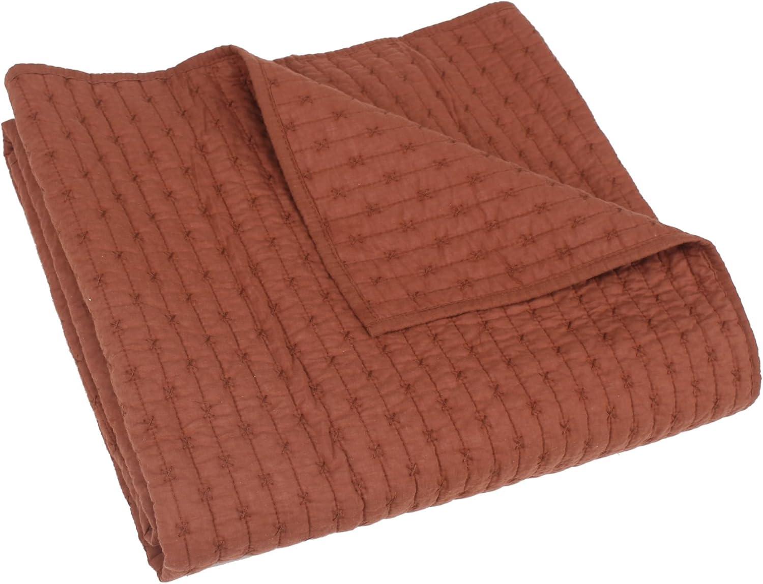 Cross Stitch Quilted Throw - Levtex Home