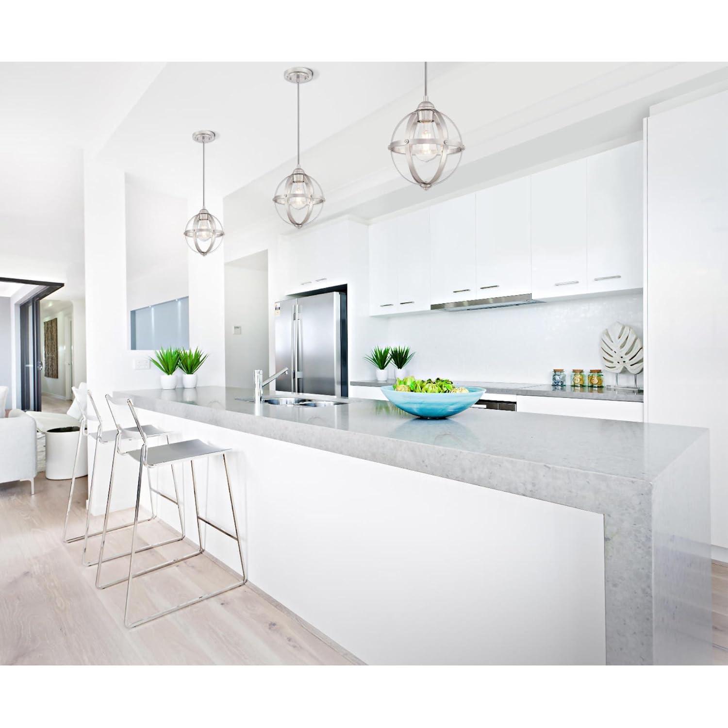 Westinghouse Lighting 6362000 10.24 x 9.84 x 9.84 in. 1 Light Mini Pendant, Brushed Nickel