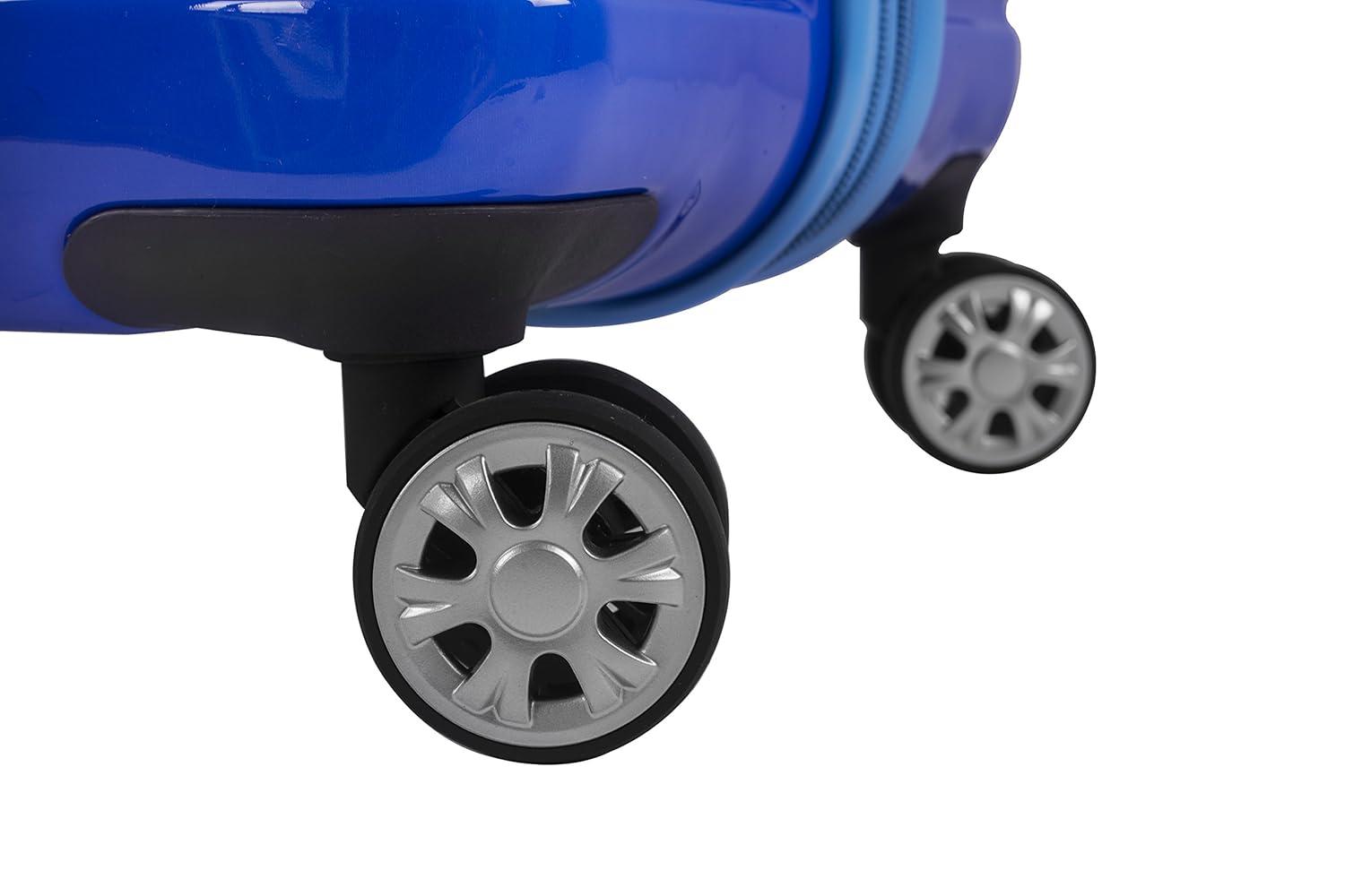 Luggage Expandable Spinner Set, Blue & Sky Blue - 2 Piece