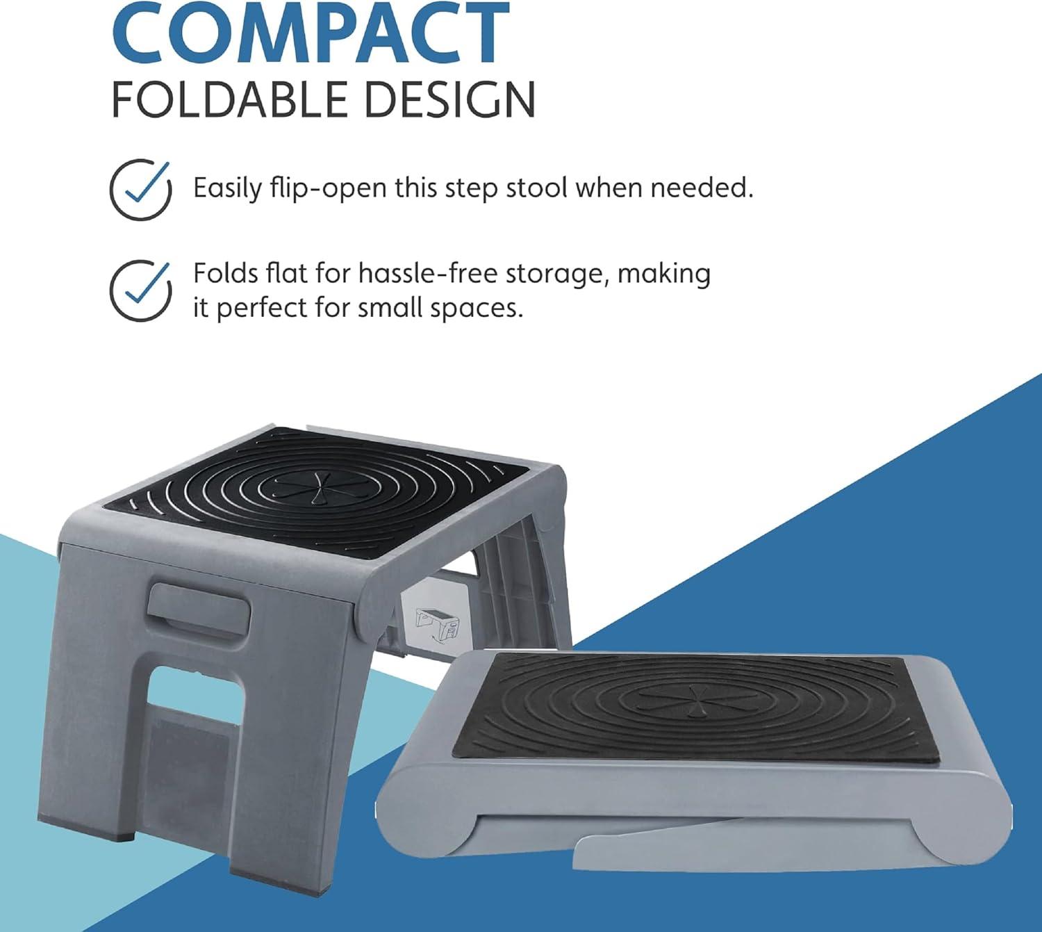 Cramer Industries, Inc. 1 - Step Plastic Lightweight Folding Step Stool