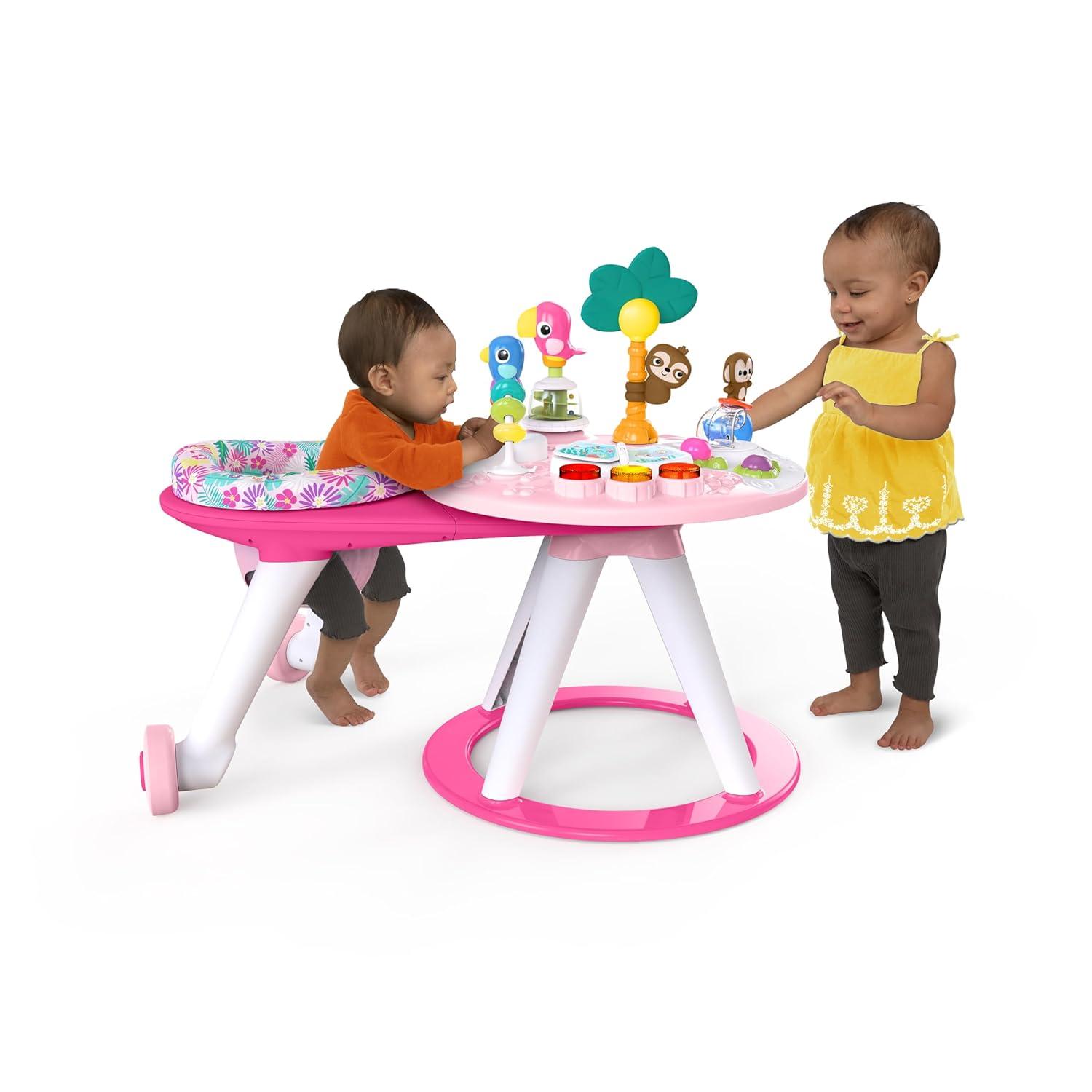 Bright Starts Around We Go 2-in-1 Activity Centre - Tropic Coral