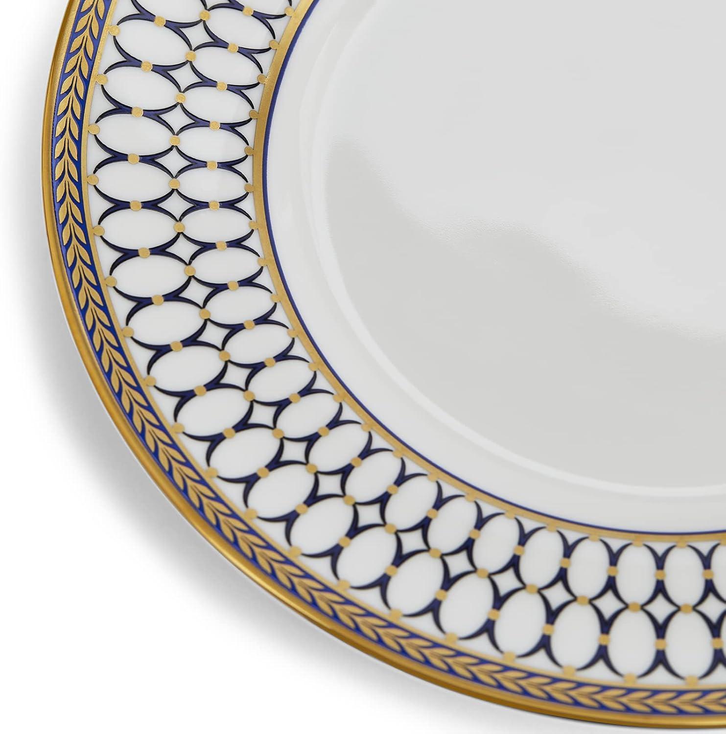 Renaissance White and Gold 6.9" Porcelain Bread Plate