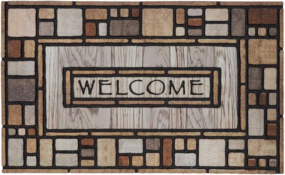 Drifted Nature 35" x 23" Recycled Rubber Outdoor Doormat