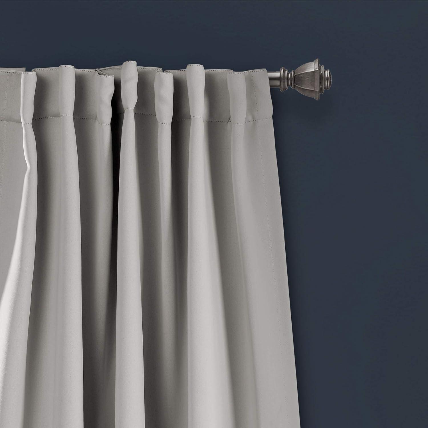 Lush Decor Lush Decor Insulated Back Tab Blackout Polyester Blackout Curtain Pair (Set of 2)
