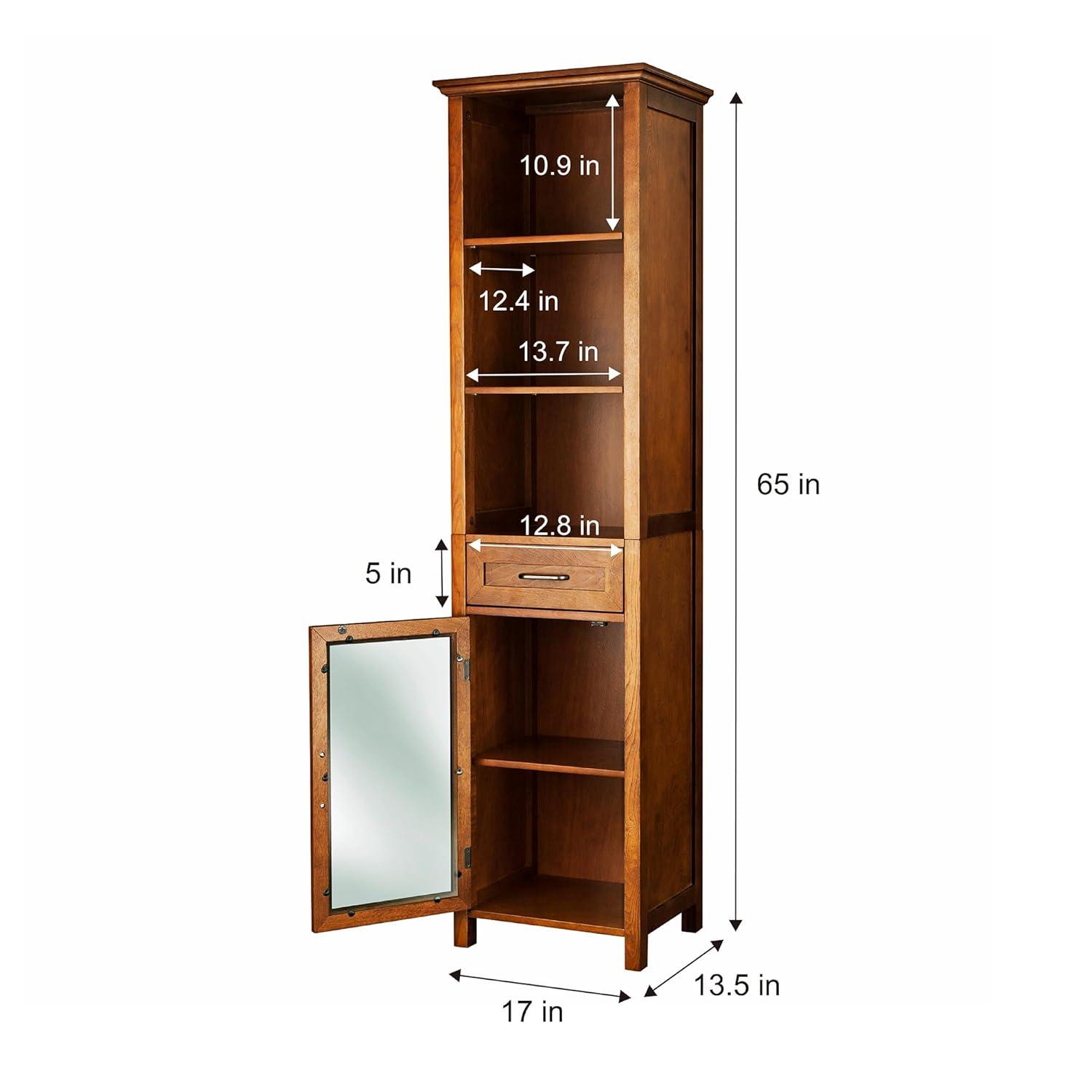 Teamson Home Mueble de Lino Muy Independiente con Almacenamiento Mixto