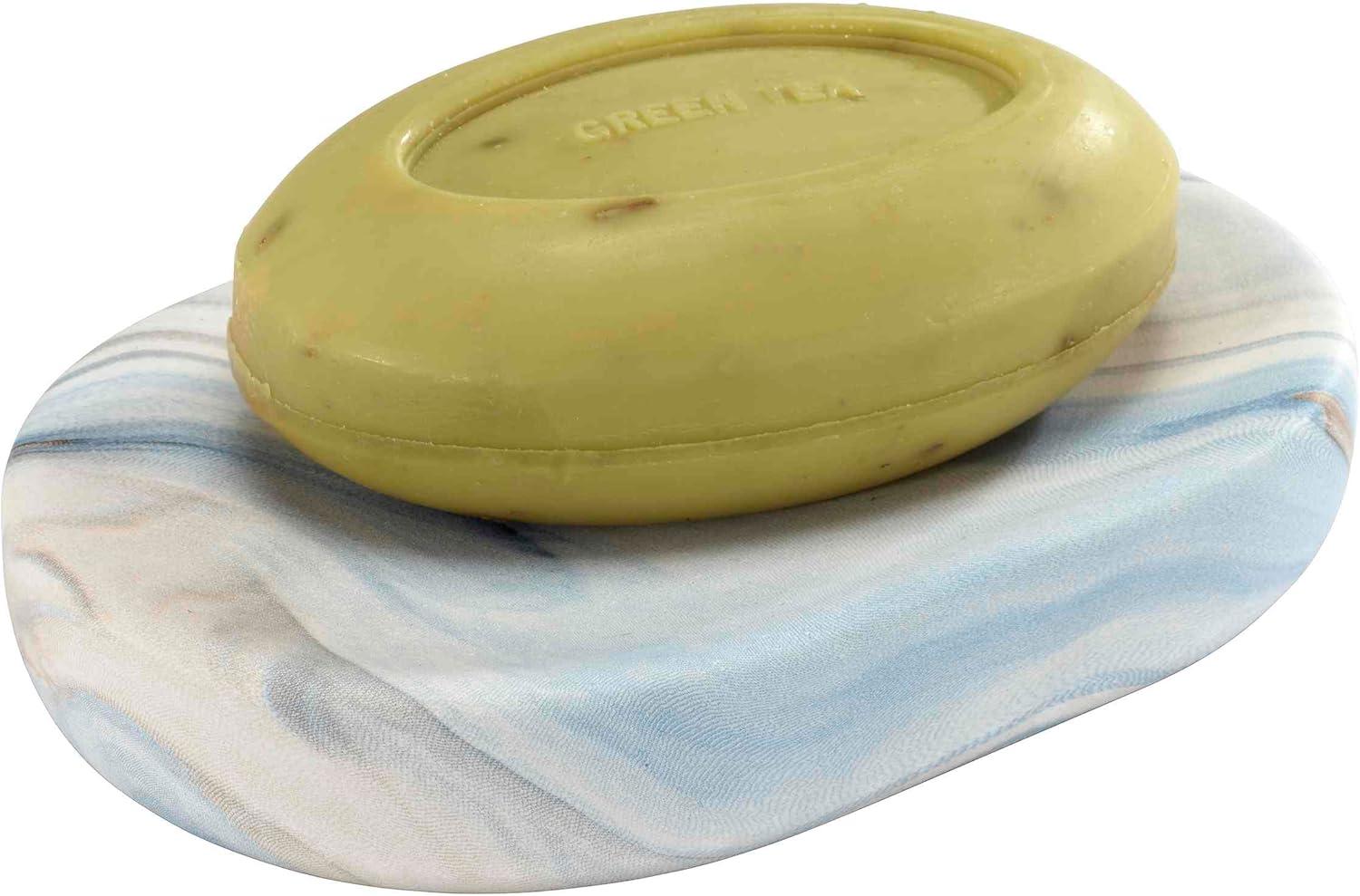 Avanti Linens Waves Blue Soap Dish