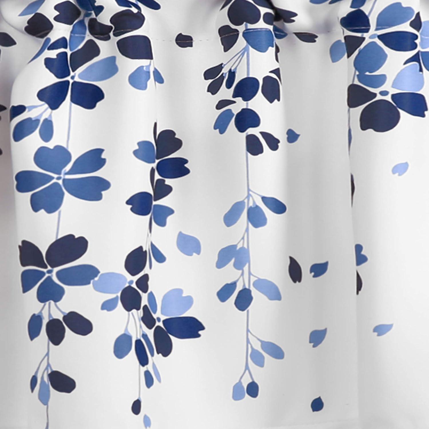 Lush Decor Weeping Flower Floral Tailored 52'' W Window Valance