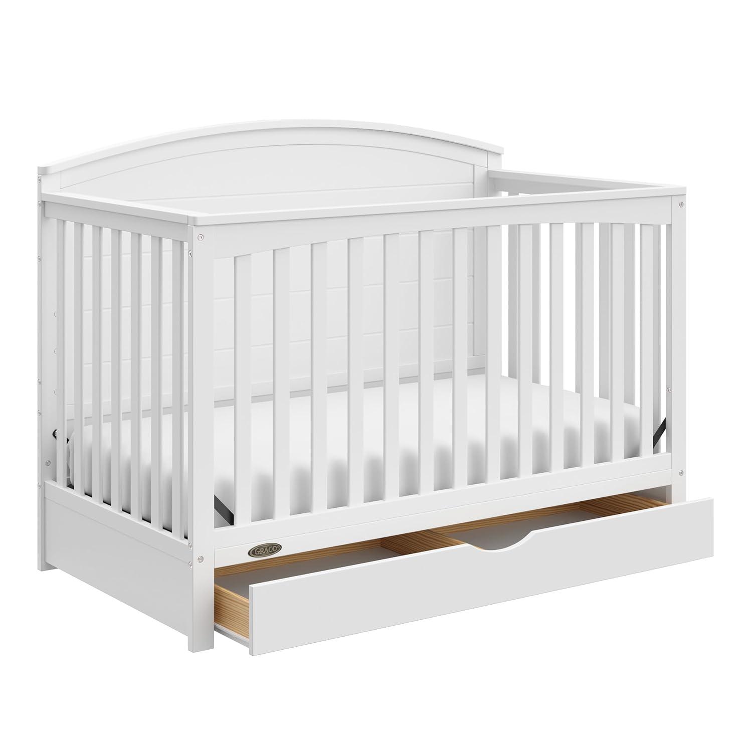 Graco Bellwood 5-in-1 Convertible Crib with Drawer