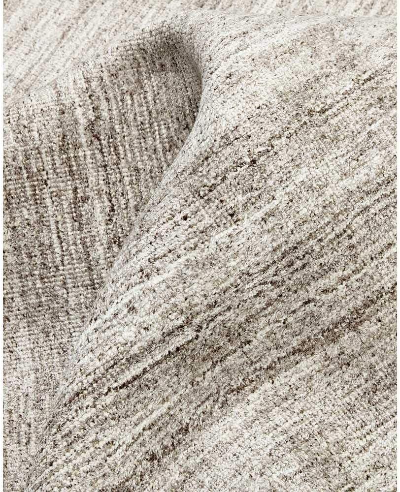 Halsey Hand-Knotted 8' x 10' Linen and Wool Stripe Area Rug