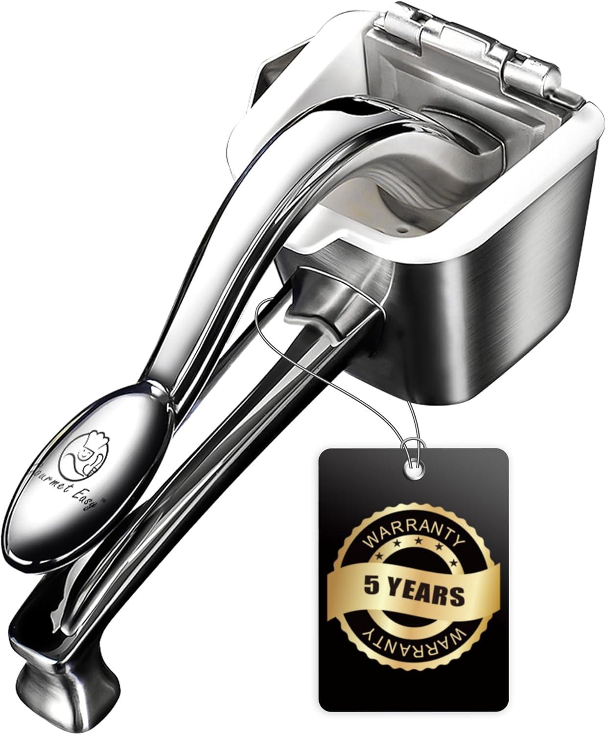 Gourmet Easy - Stainless Steel Lemon Squeezer, Heavy-Duty Orange Juicer, Durable Hand Press Citrus Juicer, Portable Lime Squeezer, Rust-Free, Easy to Clean, Ideal for Kitchen & Bar