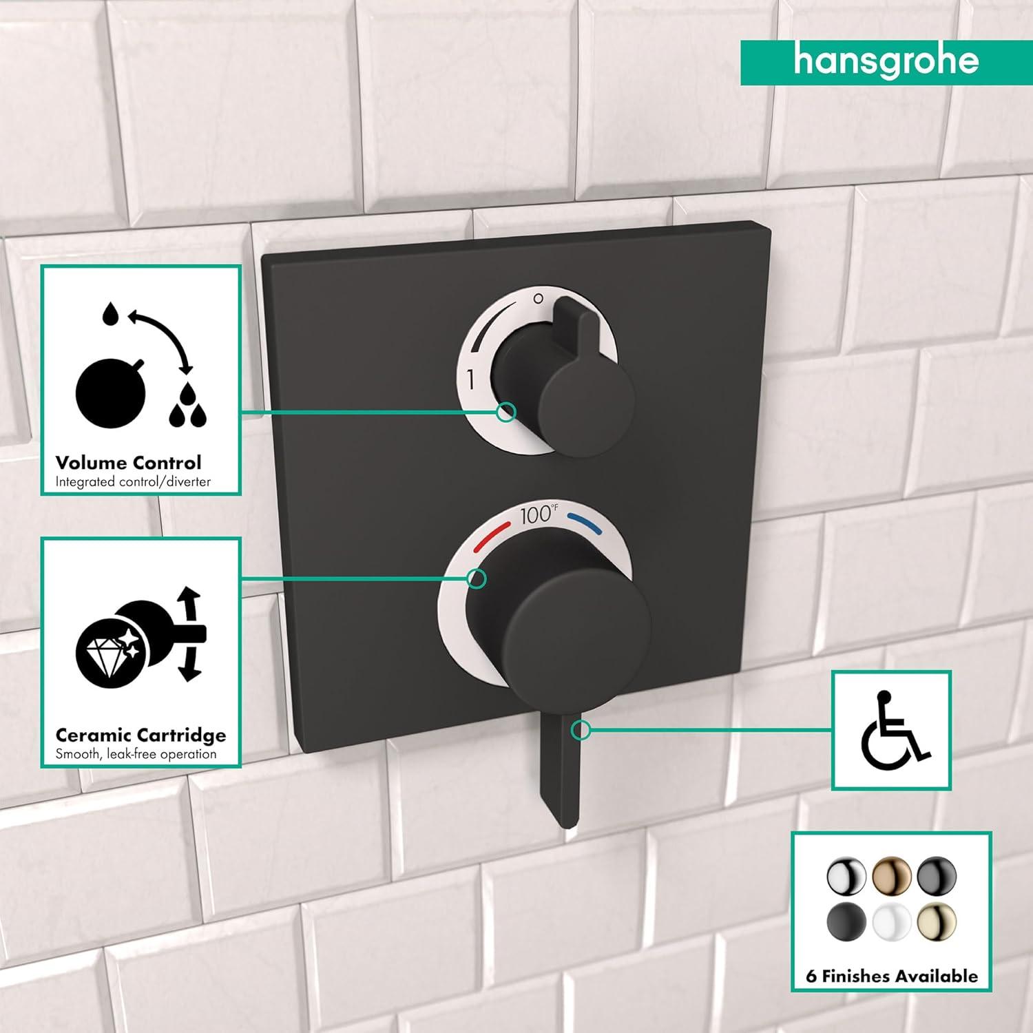 Ecostat Thermostatic Shower Faucet Trim