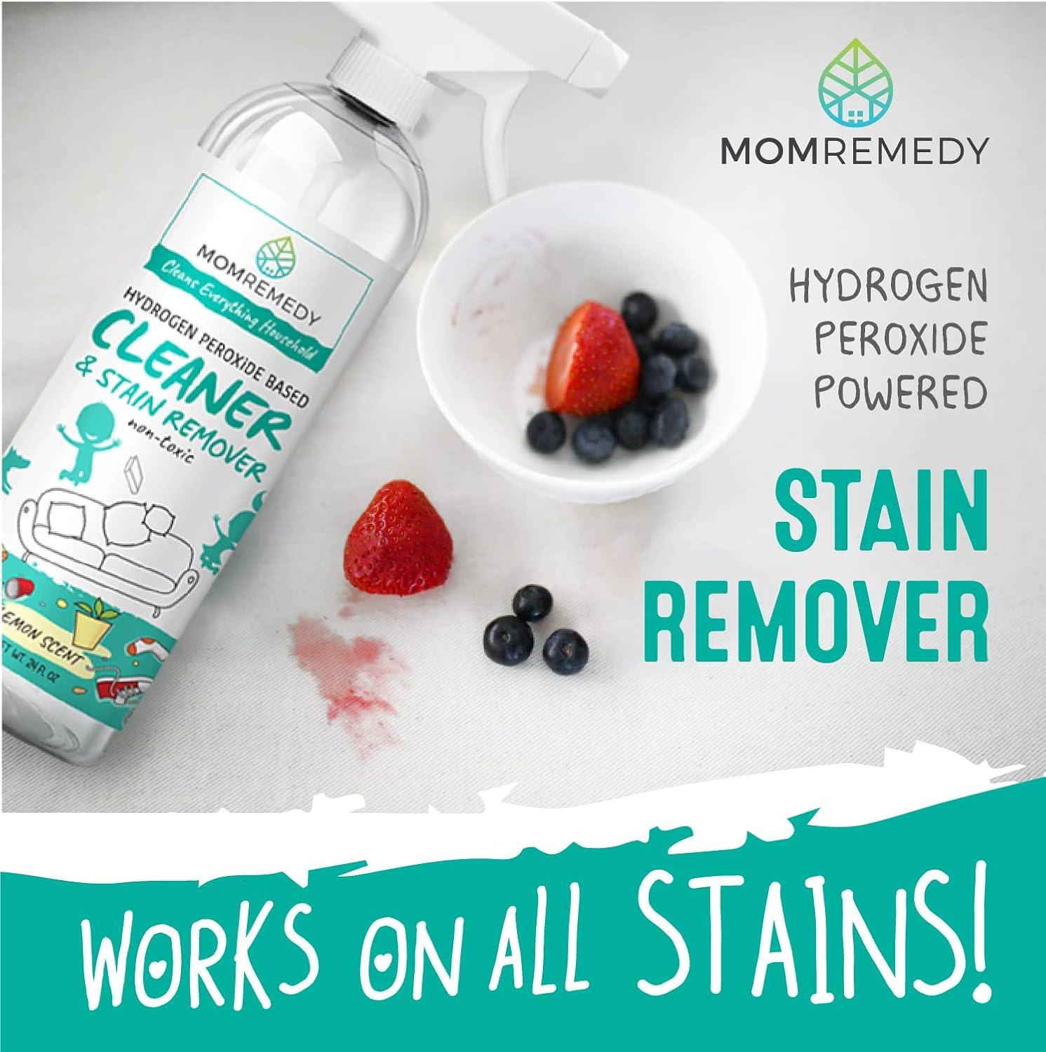 MomRemedy Hydrogen Peroxide Based Household Cleaner & Stain Remover - 24oz each/3-pack
