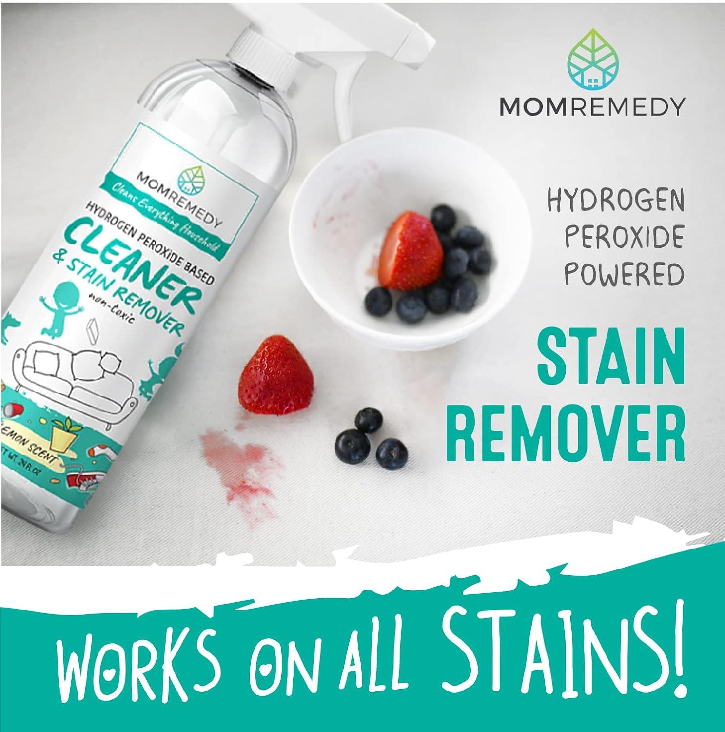 MomRemedy Hydrogen Peroxide Based Household Cleaner & Stain Remover - 24oz each/3-pack
