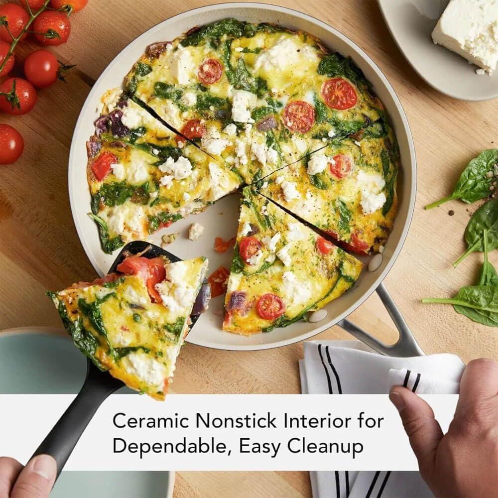 KitchenAid ® Matte Black Hard-Anodized Ceramic Non-Stick 10-Piece Cookware Set