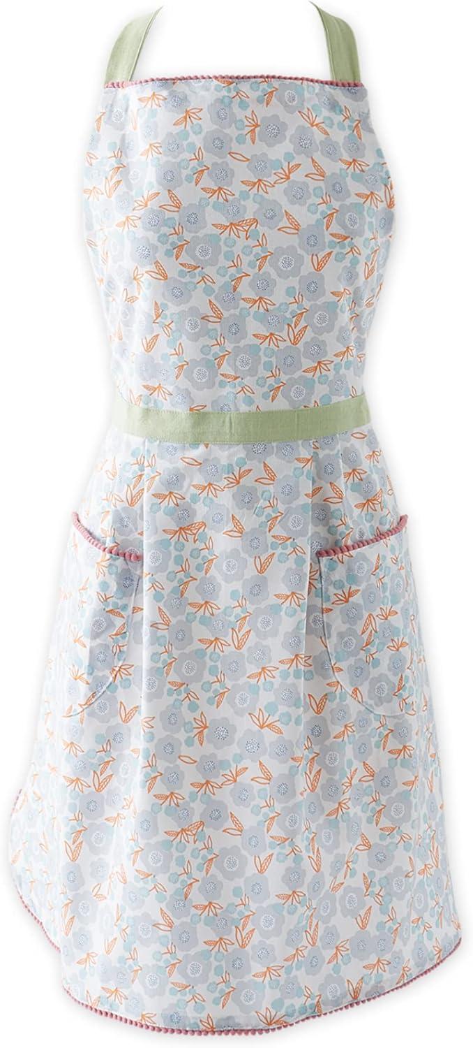 Blue Blossom Printed Apron