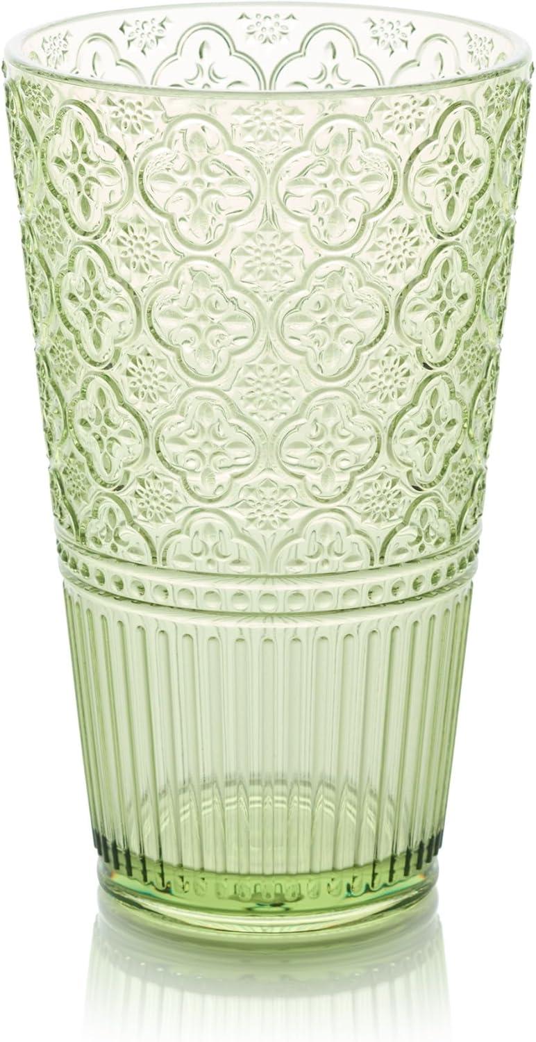 Certified International Victoria Set of 6 Acrylic Ice Tea Glass 22 oz