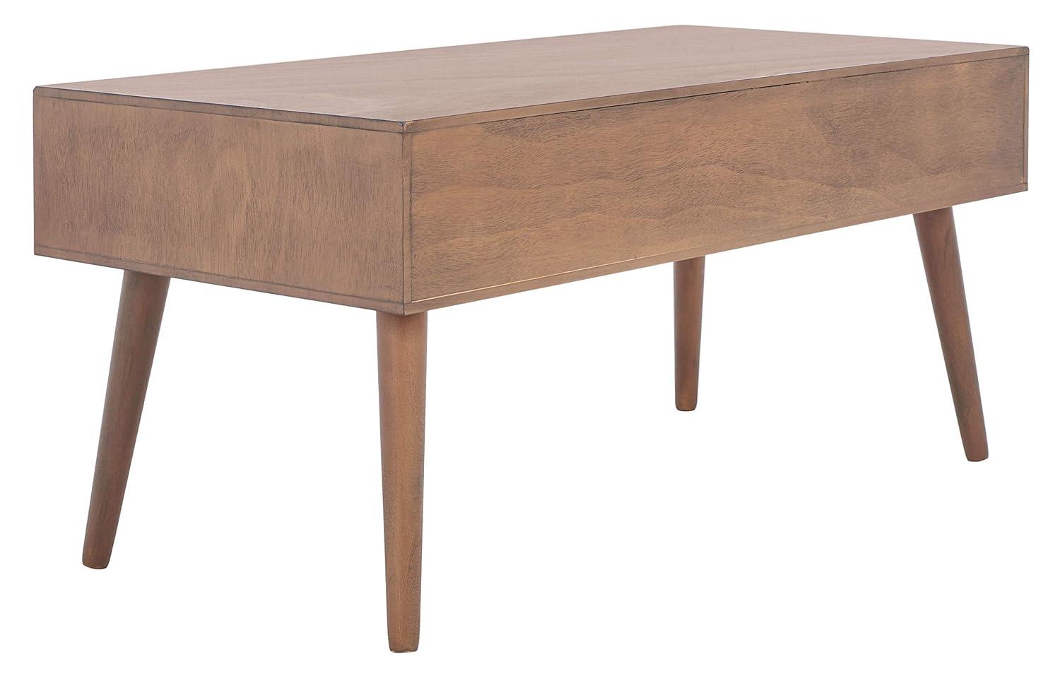 Mozart Mid-Century Coffee Table - Brown - Safavieh