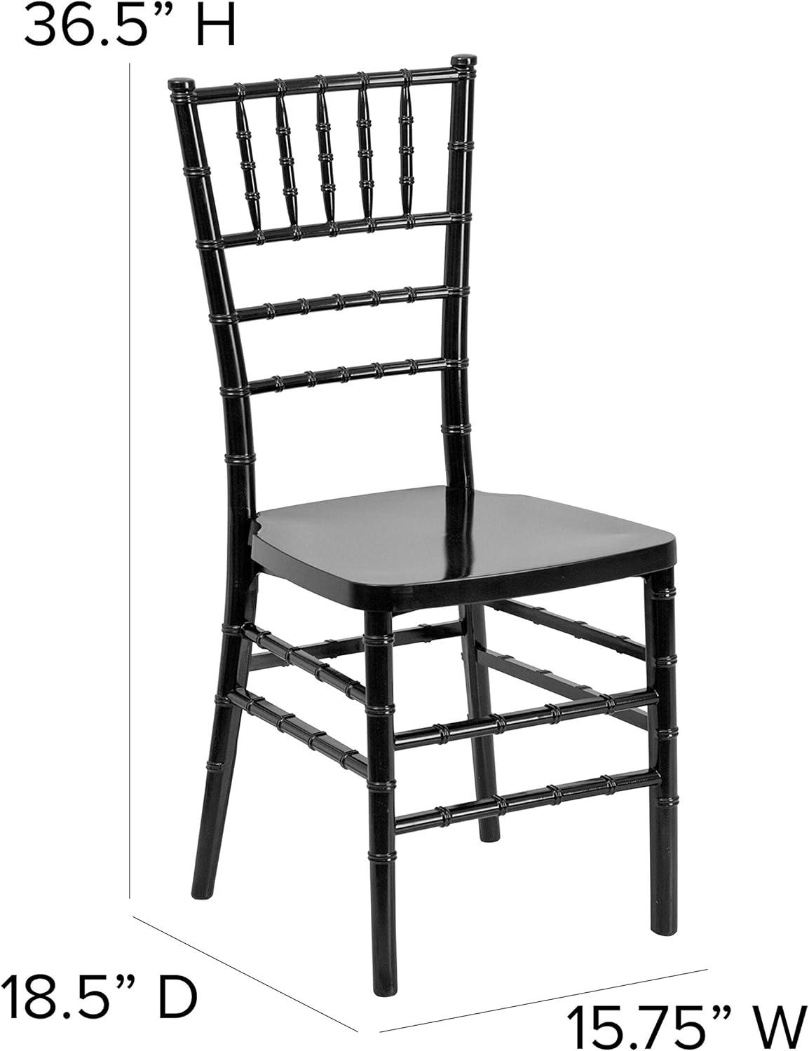 Flash Furniture Emma Premium Series Resin Stacking Chiavari Chair (Set of 2)