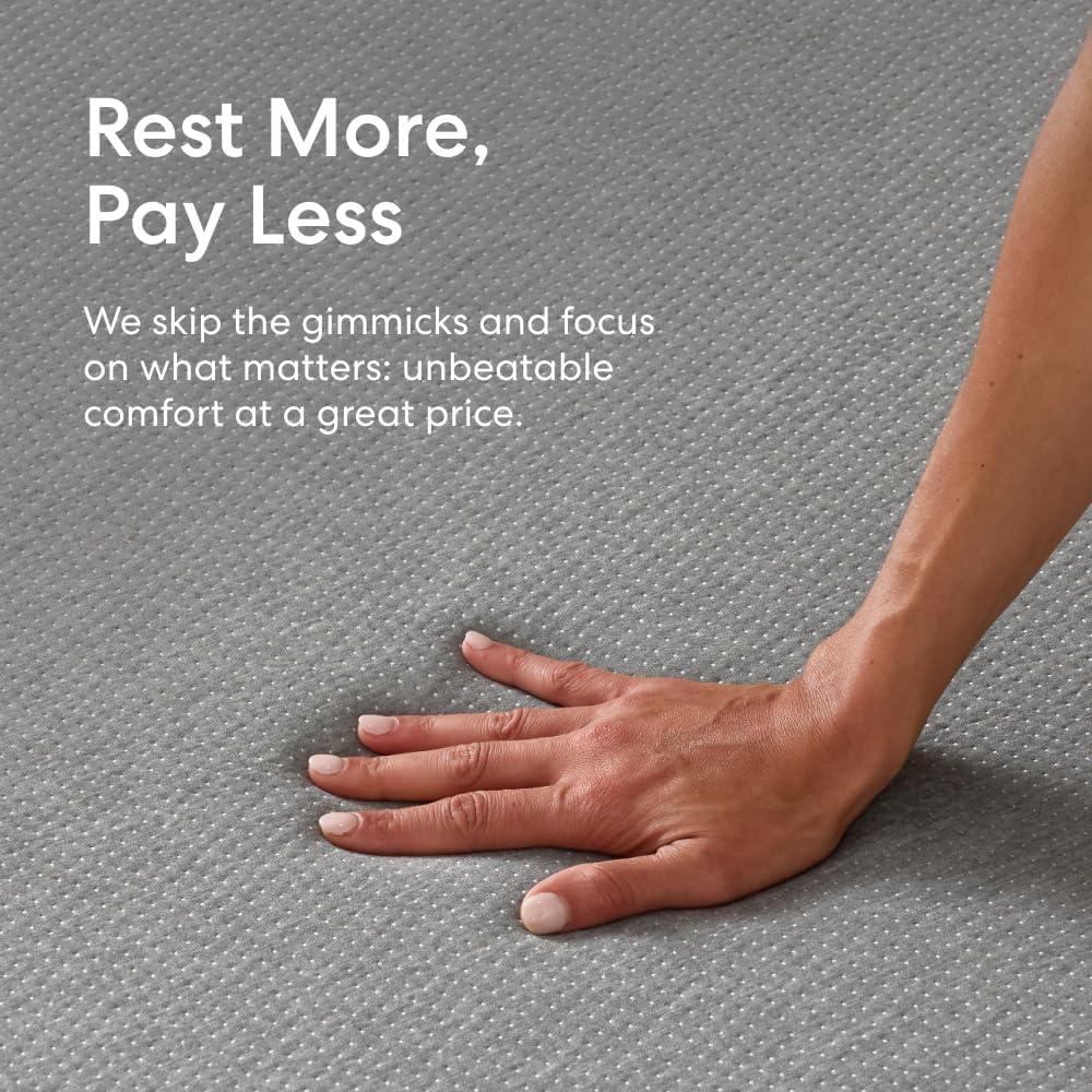 Siena 6" Queen Foam Mattress - Medium Firm - 180 Night Trial - Premium Pressure-Relieving Layers - 10 Year Warranty - Mattress in a Box - CertiPUR-US Certified