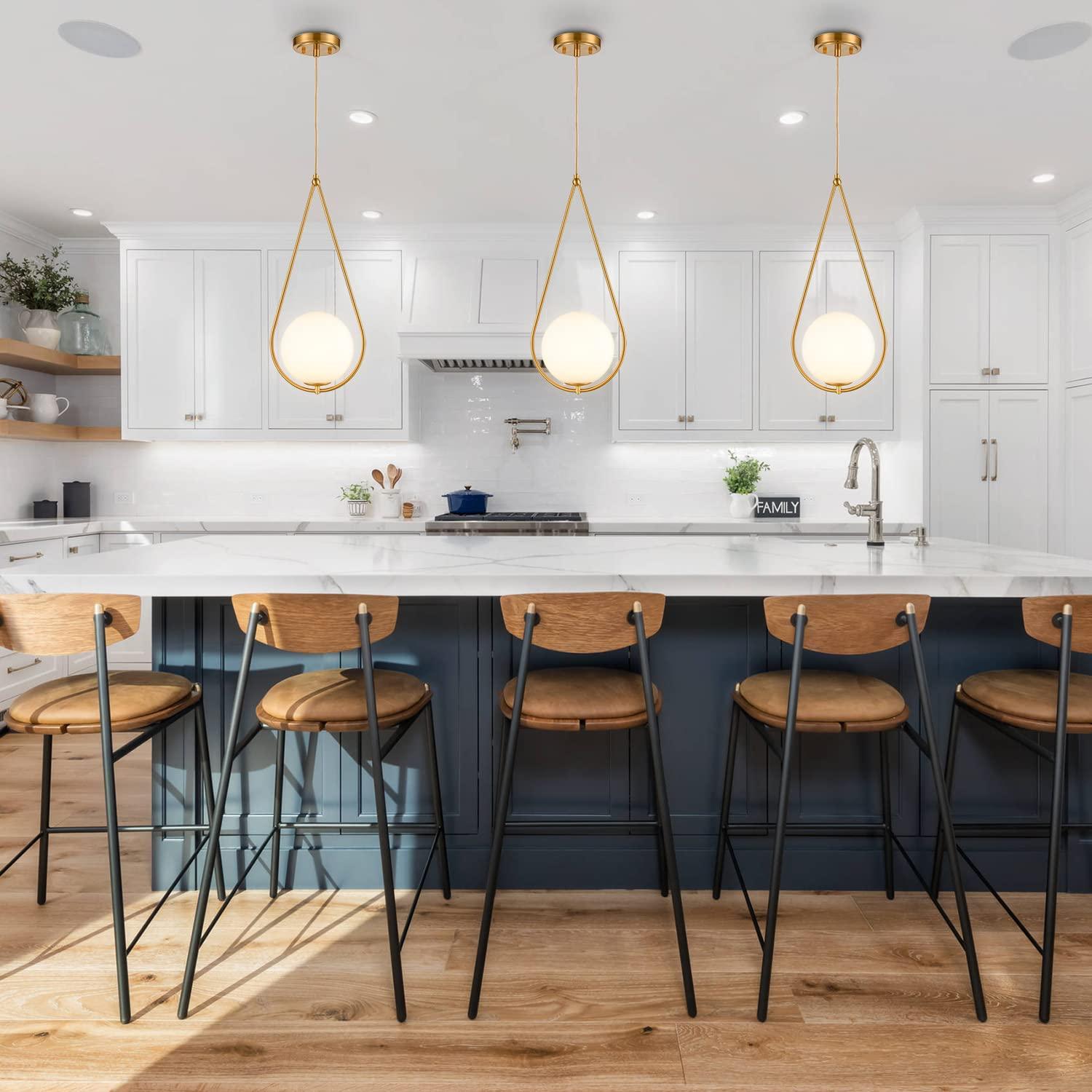 Galassia Pendant Light by AERIN - Burnished Brass / 9.5"W