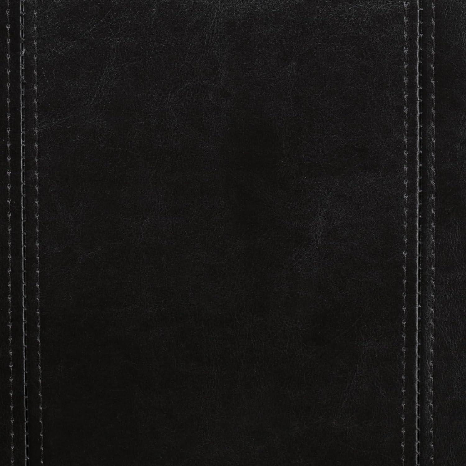 Dover Faux Leather Ottoman