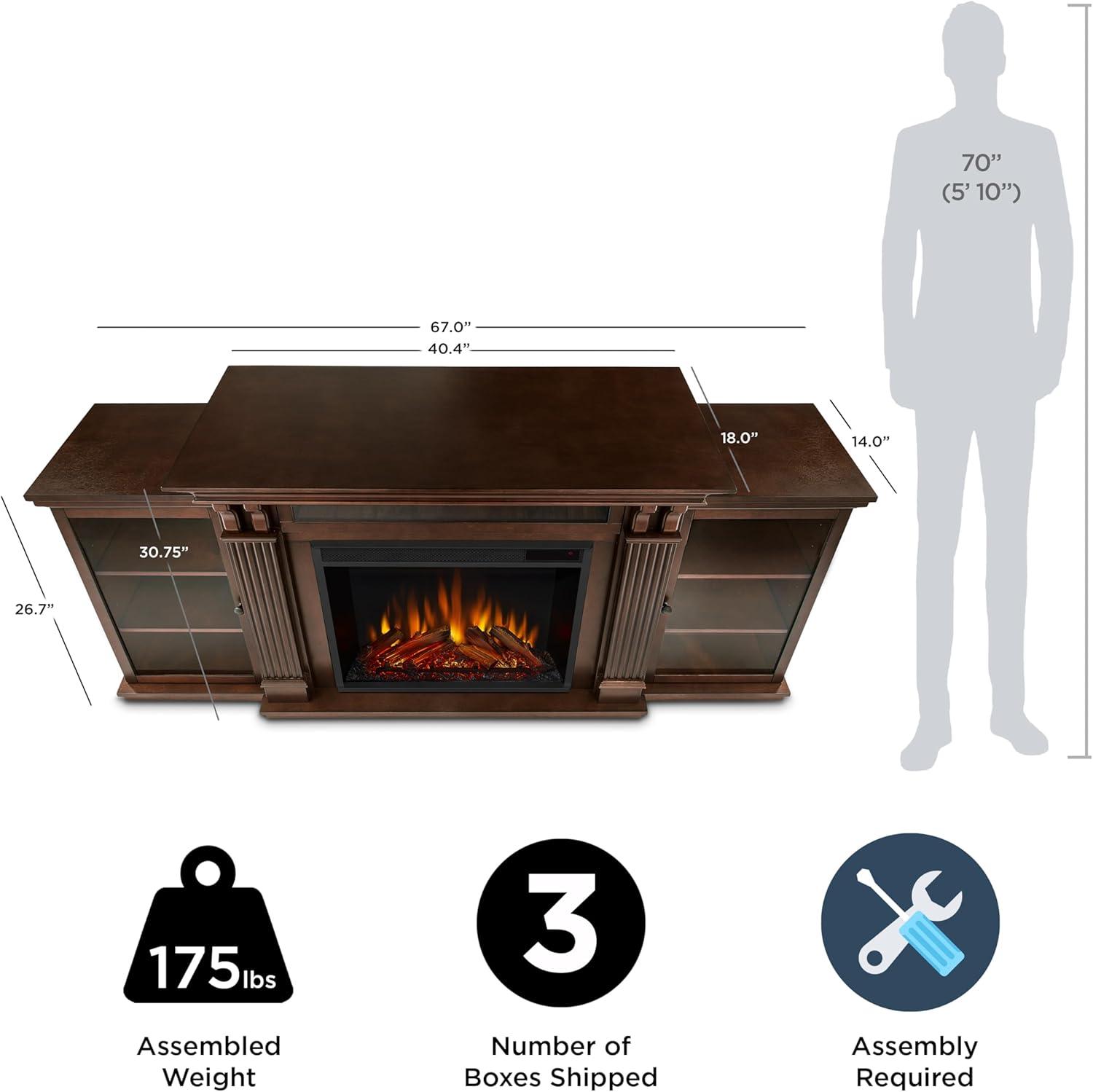 Calie 67'' TV Stand with Fireplace