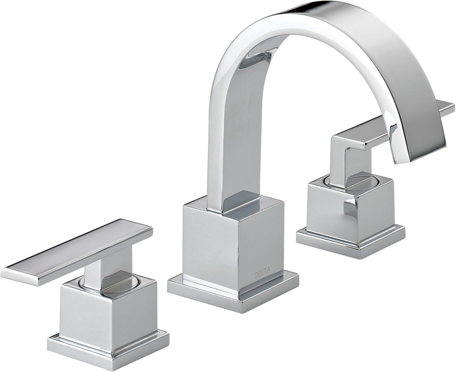 Vero Widespread Bathroom Faucet 3 Hole, 2-handle Bathroom Sink Faucet with Drain Assembly