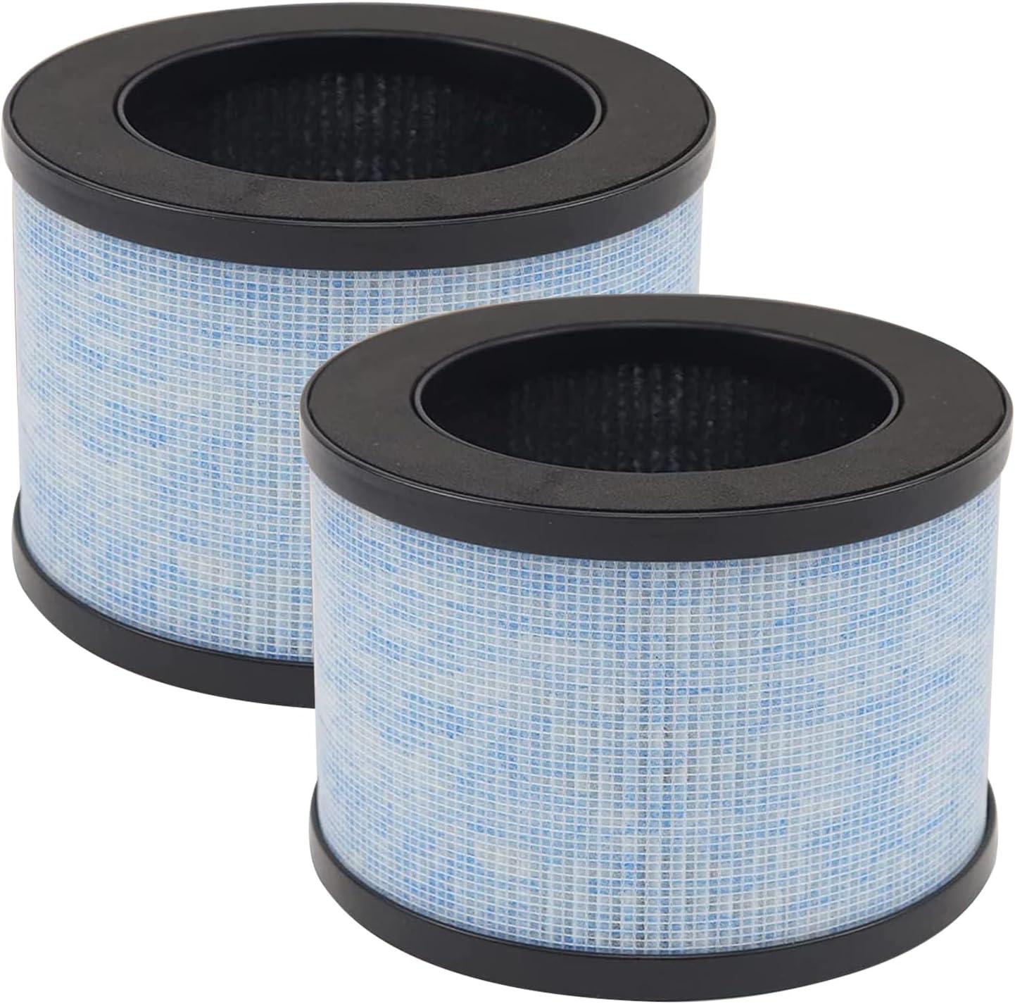 2-Pack H13 True HEPA Replacement Filters for Air Purifiers