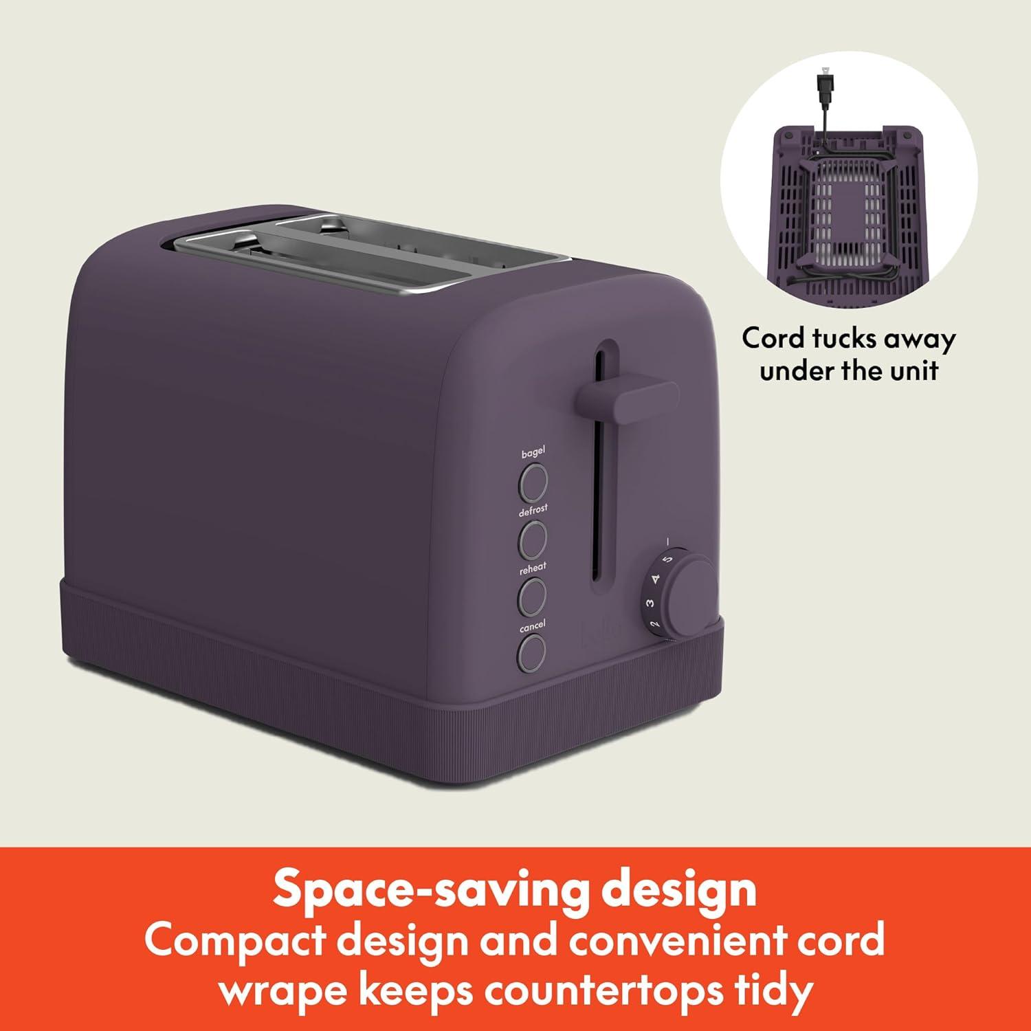 bella 2-Slice Toaster Plum