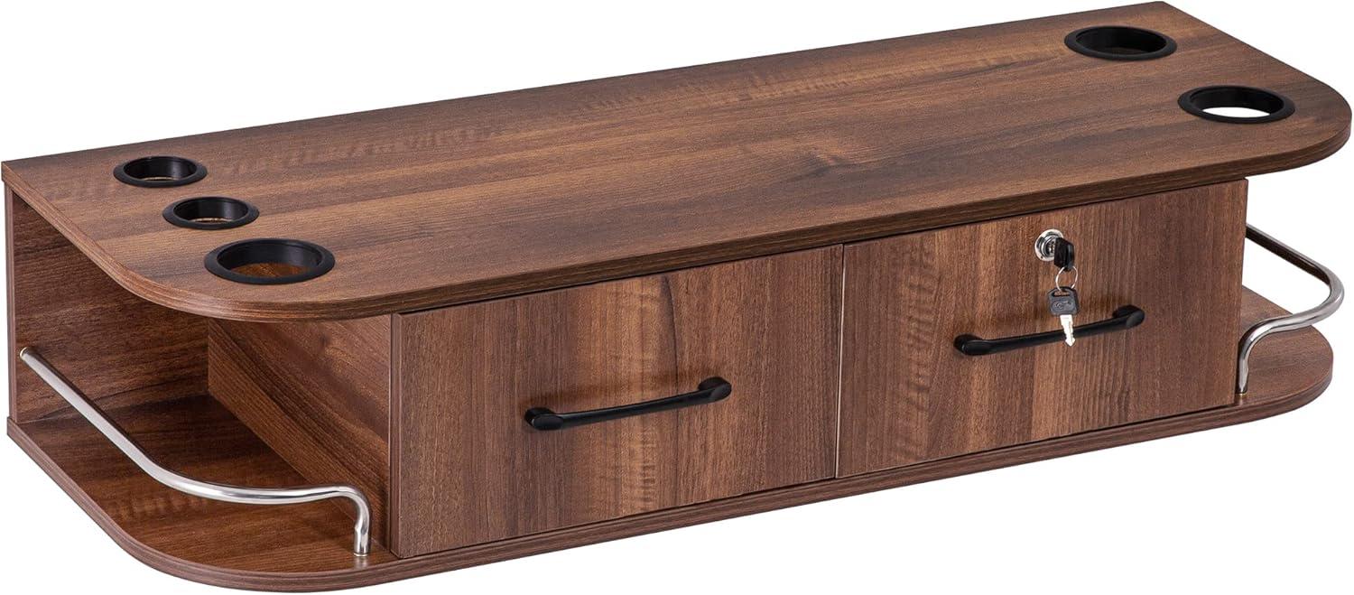 The Twillery Co.® Sowder Locking Wall Mount Styling Station Barber Beauty Spa Salon Equipment