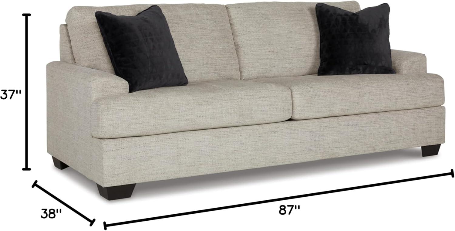 Maggie 96" Square Arm Sofa with Reversible Cushions