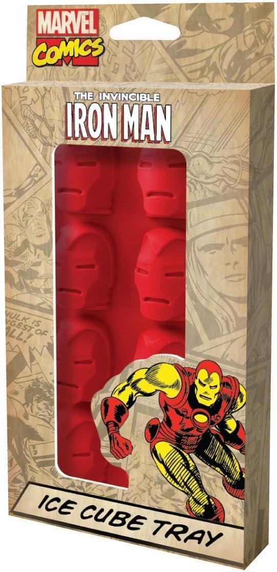 Marvel Iron Man Red Silicone Ice Cube Tray