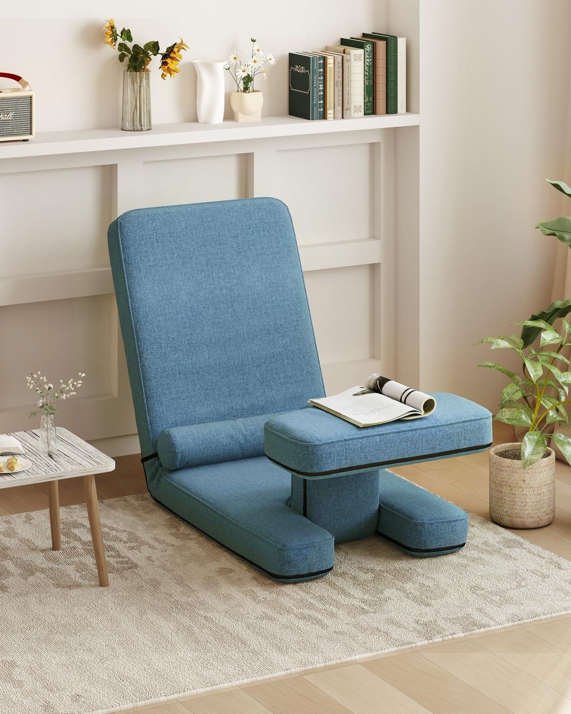 Latitude Run® Modern Sleeper Convertible Chair Adjustable Backrest Small Couch Bed For Living Room/Small Apartment