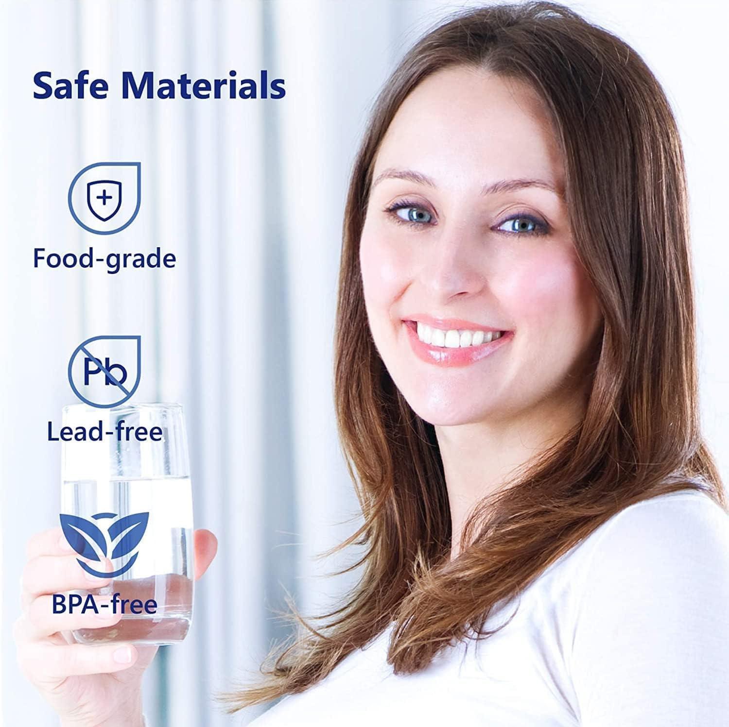 Fil-Fresh 2-Pack Faucet Filter Replacement for Brita Faucet Filtration System, NSF Certified to Reduce Chlorine, BPA-Free, Lasts 4-Months or 100 Gallons, White