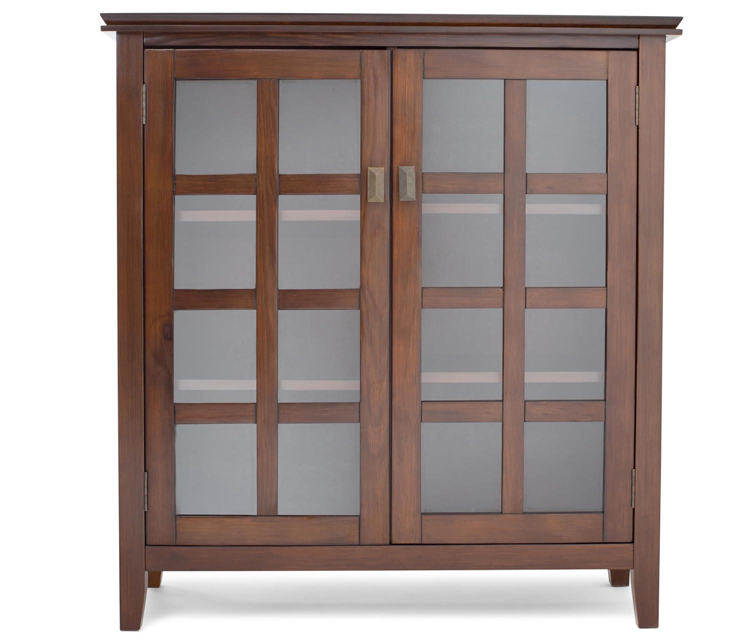 Simpli Home Artisan SOLID WOOD Medium Storage Cabinet