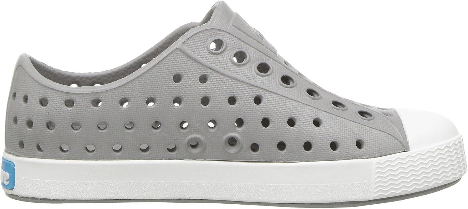 Toddler Boys' Gray and White EVA Slip-On Shoes