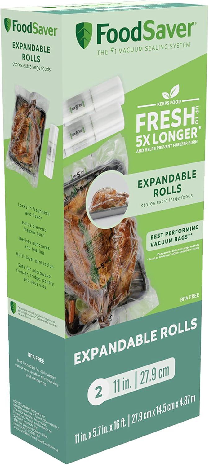 FoodSaver FSFSBFEX626-000 - Roll set - for vacuum sealer