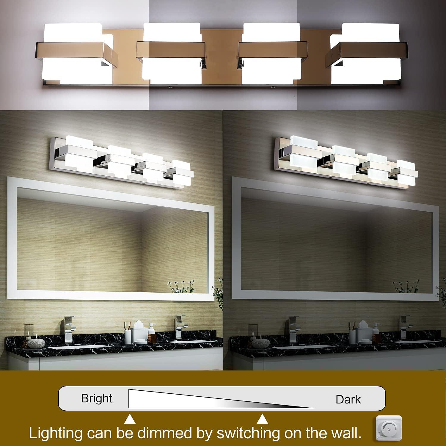 4 - Light Dimmable LED Vanity Light