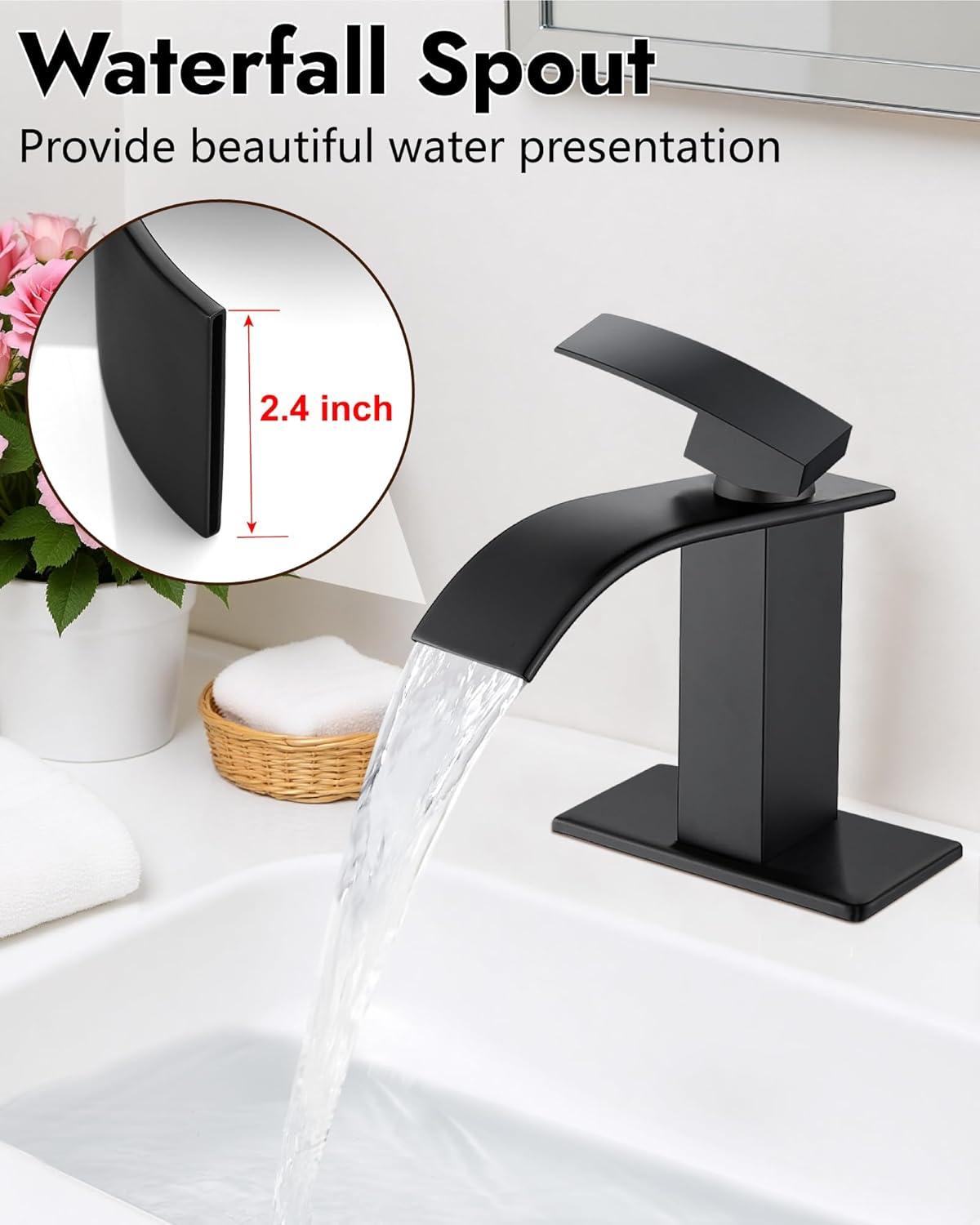 Single-Hole Single-handle Bathroom Faucet