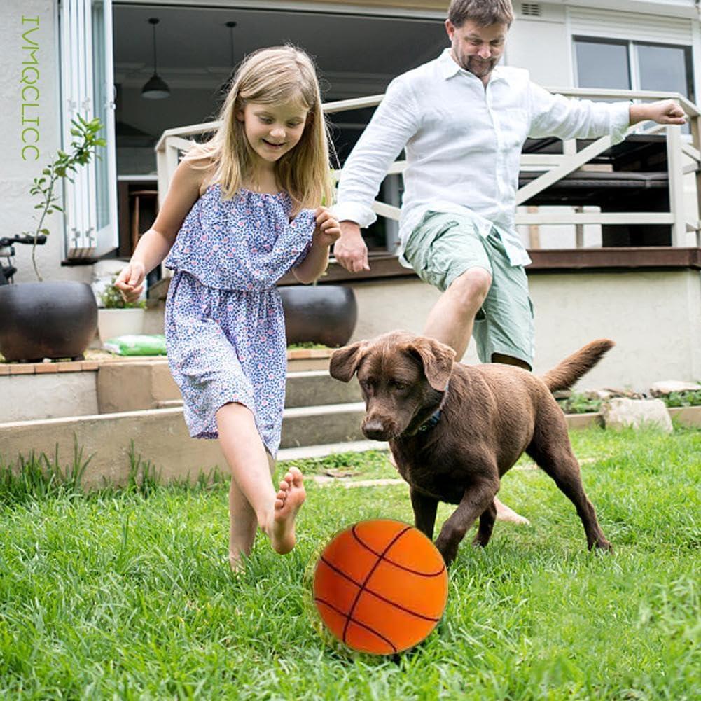 Lingouzi Silent Basketball, Quiet Basketball Indoor, Uncoated High-Density Foam Ball, Mute Basketball,high-Resilience,Safe, Soft, and Lightweight